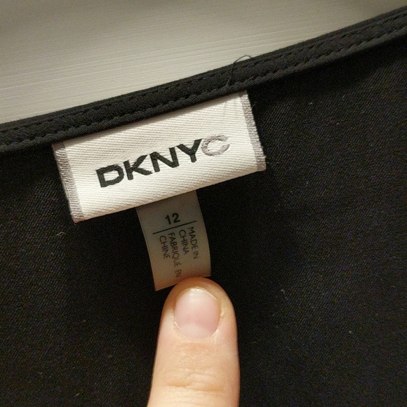 NWT DKNYC dress size 12 white gold black - Picture 4 of 8